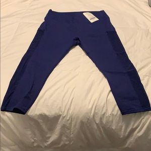 Fabletics Mila High-Waisted Pocket Capri XXL Navy